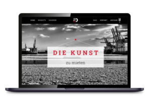 Startseite der Website 1007 art