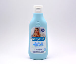 Ansicht der neuen babylove Flasche 250ml von dm