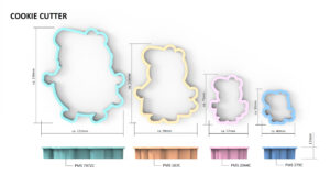 Produktdesign unterschiedliche Formem und Größen von Ausstechern.