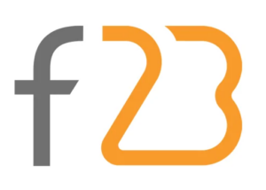 Das Kurzzeichen der DESIGNAGENTUR formel23 in Hamburg.